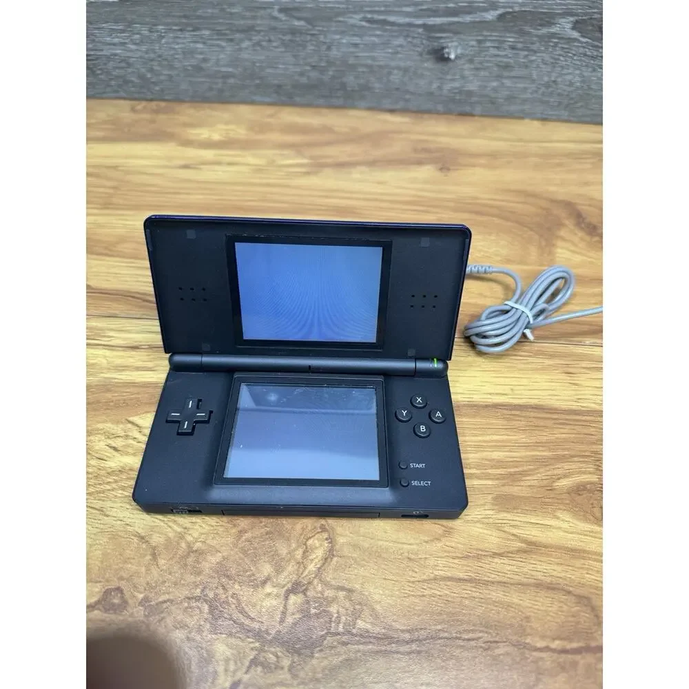 Nintendo DS Lite Handheld System - Cobalt/Black With AC Adapter - Excellent